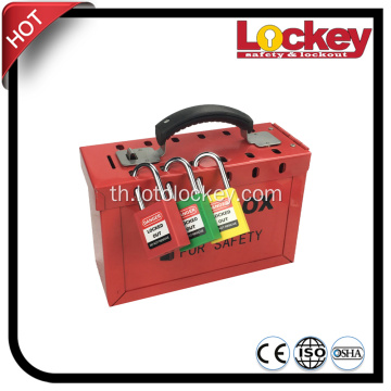 ชุด Lockout เหล็กป้องกันและกลุ่ม Lockout Box